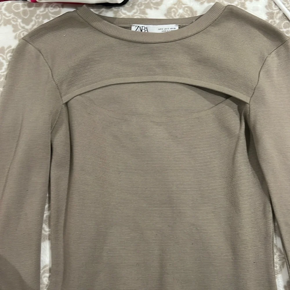 Elegant Beige Zara Small Top - Picture 1 of 5